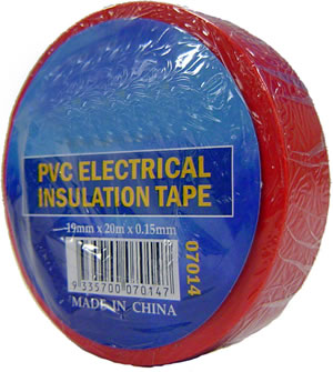 Tape Insulation Red 20m $1.80